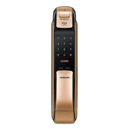 Биометрический замок Samsung SHP-DP728 Gold (два ригеля)